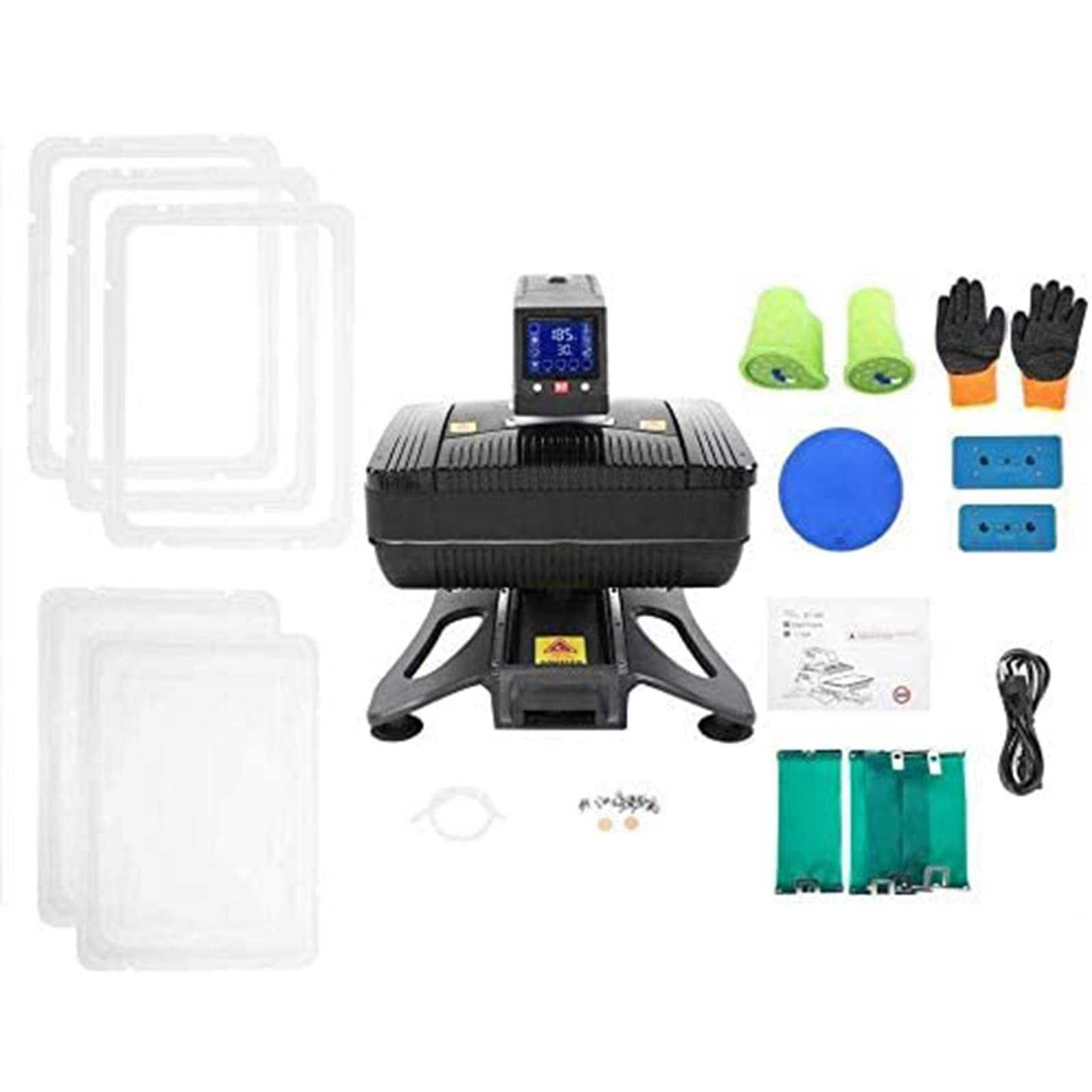 All in 1 Auto Open Professional Pneumatic Heat Press Machine, 3D
